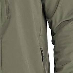 Veste Softshell Homme Personnalisable Hiver à Capuche en Toile Imperméable Respirante Coupe-Vent Sports de Plein Air Logo Avant - Product Image 5