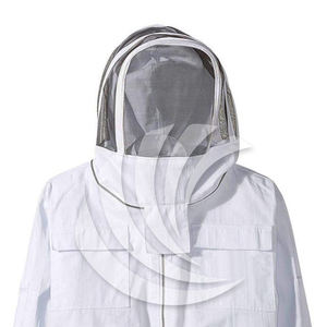 Chaqueta de Apicultura Transpirable, Ropa de Apicultura Blanca, Suministros de Fábrica, Traje de Apicultor, Chaqueta de Apicultor - Product Image 4