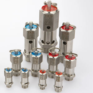 Válvula de Seguridad de Acero Inoxidable con Certificación CE |   Conexión de 3/8″ |   Presión de 0.1 a 1.9 bar |   316L |   Válvula de Alivio de Presión - Product Image 1