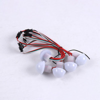 Éclairage LED Pixel 3 points 30mm PC 5050 SMD RGB 12V IP67 pour manèges de parc d'attractions, à changement de couleur