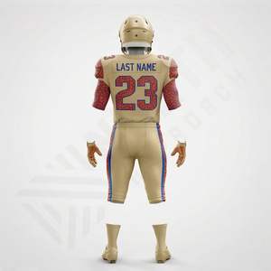 Uniforme de Fútbol Americano de Alta Calidad al por Mayor, Jersey de Compresión para Hombre, Pantalones Cortos Transpirables Sublimados, Ropa Deportiva Juvenil de Alto Rendimiento - Product Image 2