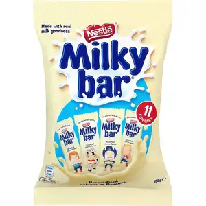 MILKYBAR विशाल बटन व्यक्तिगत सफेद चॉकलेट में बाधा