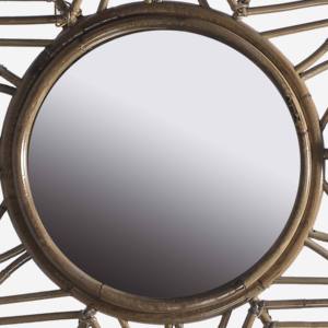 Miroirs muraux éclairés de haute qualité en gros, design traditionnel, intérieur de la maison, cadre en rotin en bois, emballés dans des boîtes de produits - Product Image 3