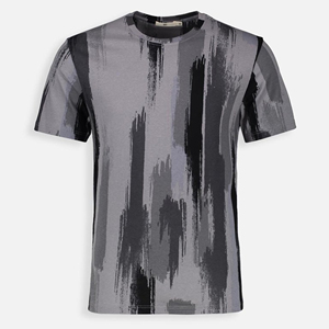T-shirt pour homme à col rond, 65% coton, 35% polyester, tissu tricoté, impression numérique, écologique, personnalisable, promotionnel, vente en gros, OEM - Product Image 1