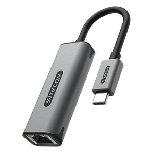 Adaptateur réseau USB-C Gigabit Ethernet 1000 Mbps Sitecom Gris AD 1005 0909733 - Product Image 1