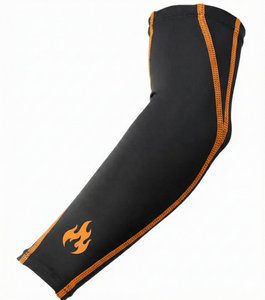 Manchons de bras sans couture personnalisés avec motif, respirants, anti-UV, pour la gym, le sport, la protection des coudes, vente en gros, pour l'extérieur - Product Image 6