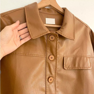 Premium Quality Women's Casual Stylish Leather <b>Jacket</b> New Trendy Zipper Style Leather <b>Jackets</b> For Women - Product Image 3
