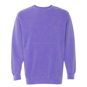 Sweat-shirt à col ras du cou à manches longues unisexe pour hommes avec logo brodé personnalisé imprimé de couleur unie pour la saison d'automne - Product Image 2
