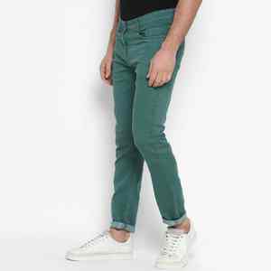 กางเกงยีนส์ผู้ชายทรงตรง น้ำหนักเบา ดีไซน์ใหม่ ระบายอากาศได้ดี แห้งเร็ว ทันสมัย คุณภาพสูง พร้อมโลโก้ - Product Image 3