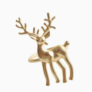 Rond de serviette oiseau antique, Rond de serviette en métal coulé - Product Image 5