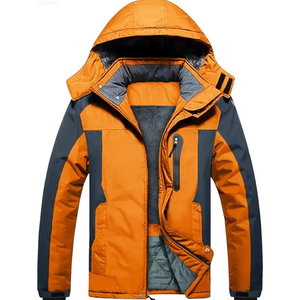 High Quality Custom Logo Printing <b>Ski</b> <b>Jacket</b> for Men Comfortable Breathable Waterproof Adult Wear - Product Image 3