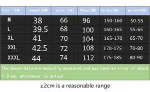 Shorts de Malla Casuales Unisex al por Mayor, hasta la Talla 6XL, Multicolores con Patrón Liso, Cintura Media - Product Image 6