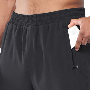 Vente chaude hommes pantalons taille haute Gym pantalons de survêtement personnalisé coton polaire sport hommes pantalons doux plat avant décontracté Streetwear - Product Image 2