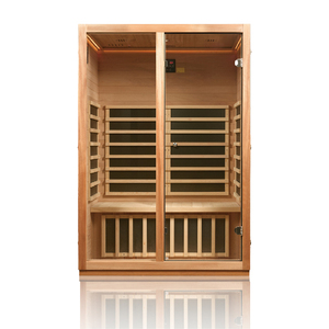 Sauna Eléctrica de Bajo EMF con Infrarrojos, Moderna y Ecológica, para Apartamento/Sala de Estar, Madera de Hemlock, Logotipo Personalizado - Product Image 3