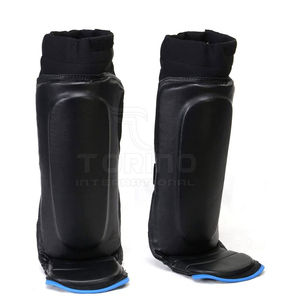 2025 último diseño espinilleras desgaste de seguridad espinilleras MMA espinilleras para equipo de protección - Product Image 1