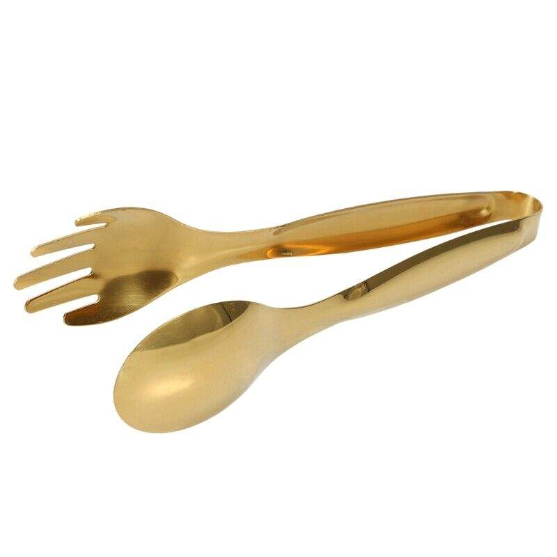 2 Pcs Ice Tongs, 4.1 Inch Gold Figure Stainless Belize - View #7