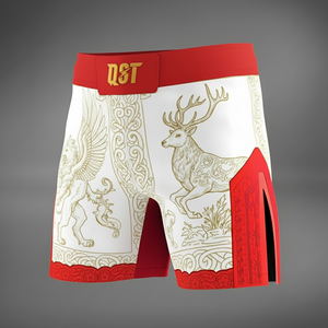 Pantalones cortos de Muay Thai con estampado por sublimación, Kimono Jiu Jitsu, pantalones cortos de lucha con logotipo personalizado, pantalones cortos de MMA - Product Image 1