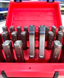 16mm 5/8 inch Steel Letter <b>Punch</b> Set A-Z 27pcs Cr-V 6150 HRC 58-62 for Metal Marking Precision Ground OEM/ODM Taiwan - Product Image 2