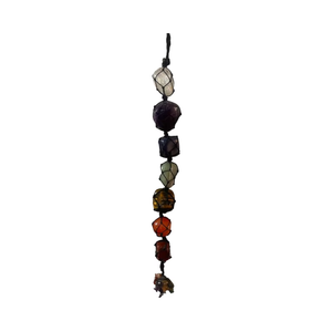 Chakra Polished Tumble Stone Eco-Friendly Car Hanger Healing <b>Crystal</b> Rear View <b>Mirror</b> Decor Angel Style Reiki Energy Charm - Product Image 1