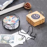 Support de rangement pour tapis de table en métal, accessoires écologiques et durables pour salon et cuisine