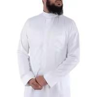 เครื่องแต่งกายอิสลามแบบดั้งเดิม Jubba หรูหราสีดำสไตล์อาหรับ Jubba - Product Image 5
