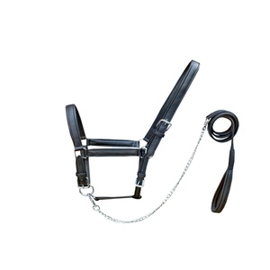 Calidad Premium cuero genuino caballo Halter anatómico occidental sillín estilo cadena plomo Rub modelo internacional 7860H personalizable - Product Image 1