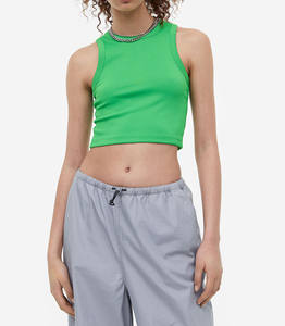 Mode confortable sans manches séchage rapide vêtements de sport formation survêtement Singlet femme respirant haut court - Product Image 3