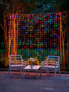 Guirnalda de Luces LED Navideñas Colgantes, 312 Bombillas, 3x2.4m, Iluminación Ambiental en Cascada, Decoración Multicolor, Clasificación IP44, Regulable - Product Image 2