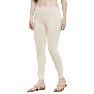 Leggings décontractés d'été pour femmes, vêtements de yoga, taille mi-haute, en coton biologique et fibre de bambou, respirants, écologiques, séchage rapide, vente en gros - Product Image 6