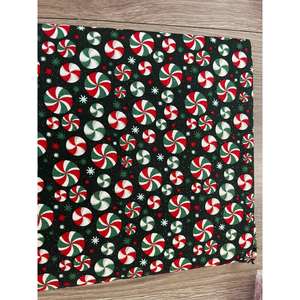 Tela Popelina 100% Algodón Peinado, Diseño Festivo con Brillo, Resistente, 112x300cm, Estilo Liso, Ecológica, Color Negro - Product Image 2