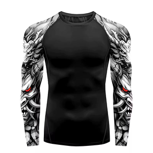 Rash Guard pour homme à prix ajustable, anti-rides, qualité supérieure, respirant, léger, confortable, entièrement personnalisable - Product Image 1