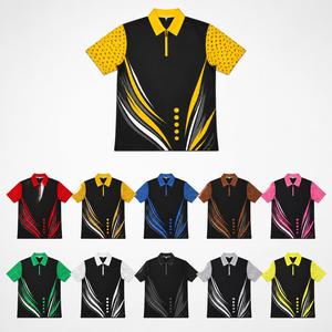 Custom Sublimation Print Quarter Zip for <b>Shirt</b> <b>Mens</b> Breathable Quick Dry Polyester Casual Athletic Dart <b>Bowling</b> Team Jersey - Product Image 6