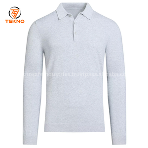 Nouvelle mode coton imprimé hommes pour polo motif solide avec col rabattu respirant coupe régulière grande taille service OEM - Product Image 6