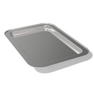 Plateau métallique rectangulaire promotionnel 430x312mm x H24 mm 3 lt - Product Image 1