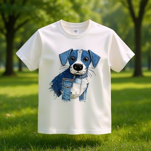 T-Shirt Unisex 100% Cotone 210GSM Stile Casual Aderente con Design Personalizzato Stampato Metodo di Stampa DTG - Product Image 4