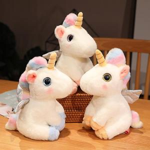 Jouets en peluche licorne moelleux mignon coloré personnalisé animaux en peluche personnages d'anime cadeau d'anniversaire parfait pour maille de coton PP - Product Image 2