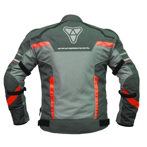 Chaqueta de Motocicleta Corta Impermeable para Hombre, con Tiras Reflectantes, Protección Blindada, Resistente al Viento, para Verano e Invierno - Product Image 3