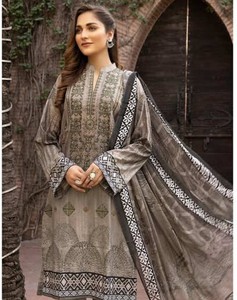 Meilleures ventes : Ensemble Salwar Kameez indien pakistanais de QJ Impex avec chemise à manches longues et col brodé - Product Image 3