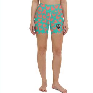 Shorts de sport pour femmes respirants, imperméables, à séchage rapide, écologiques, lavés, à taille haute, style hip-hop, en élasthanne/polyester - Product Image 2