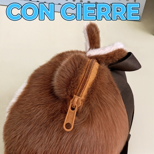Mochila de Felpa Labubu con Música y Respiración, Mochila de Algodón para Niñas, para la Escuela y el Juego - Product Image 4