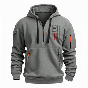 เสื้อผ้าสั่งทำพิเศษ ปี 2026 |   เสื้อฮู้ดกันลมแบบหนา มีกระเป๋า |   เสื้อสเวตเชิ้ตผ้าฟลีซสำหรับฤดูหนาว ผ้าฝ้าย 100% แบบยูนิเซ็กส์ |   2 ชิ้น จำนวนมาก - Product Image 5