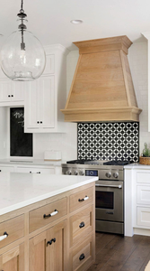 Cache-hotte de cuisine en bois massif, personnalisé et décoratif, pour la zone de cuisson - Product Image 4