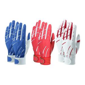 Gants de frappe en cuir numériques professionnels respirants Protection des mains souples pour le softball et le baseball en vente - Product Image 1