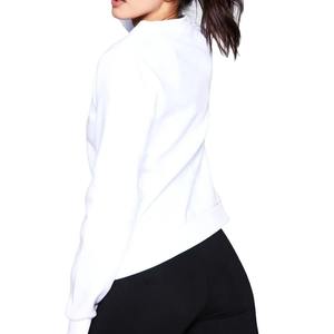 Sudadera naranja de moda de alta calidad para mujer, cuello redondo cepillado con forro, peso ligero, ropa de invierno de talla grande - Product Image 6