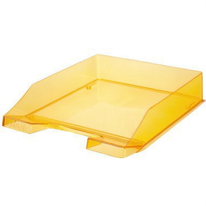 HAN CLASSIC - Bandeja para Archivos DIN A4/DIN C4 de Poliestireno Transparente Naranja - Product Image 2