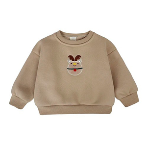 Nouveaux sweats pour enfants printemps-automne, couleur unie rétro, pulls à col roulé formels pour hommes, coupe ample - Product Image 2
