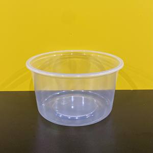 Récipient en plastique jetable de 16oz 24oz au meilleur prix d'usine OEM/ ODM utilisation d'emballage récipient alimentaire à emporter de forme ronde en PP - Product Image 2