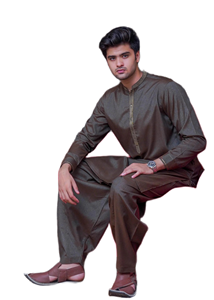 <b>Kurta</b> for <b>Men</b> | Traditional Salwar Kameez Set | Perfect for Eid and Weddings - Product Image 3