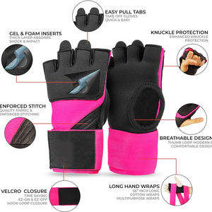 ผ้าพันมือชกมวยพิมพ์โลโก้ตามสั่ง สีสันสดใส ใช้งานง่าย สำหรับใช้ในยิม ราคาถูก - Product Image 4