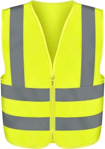 High Quality Yellow Mesh High Visibility Reflective Class 2 Flame-Retardant Anti-Static Quick Dry Lightweight Safety Vest - Product Image 4
